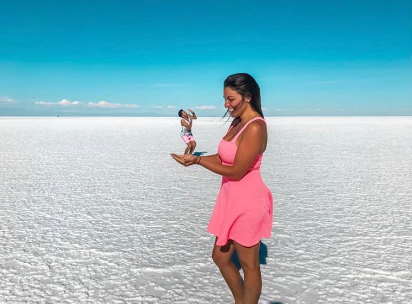 Uyuni Salt Flats, the best place to travel in April