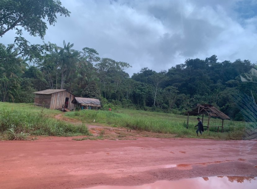 road to macapa, French Guiana Brazil border