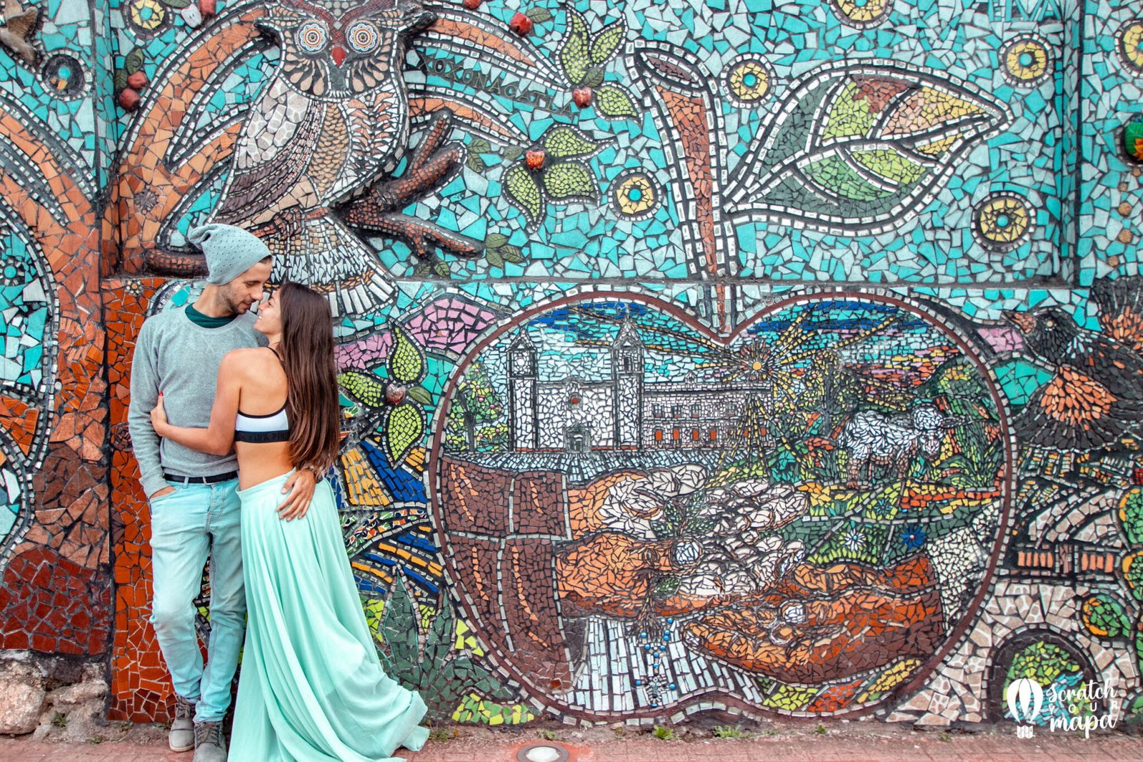 Mural Zacatlan, pueblos magicos in Mexico