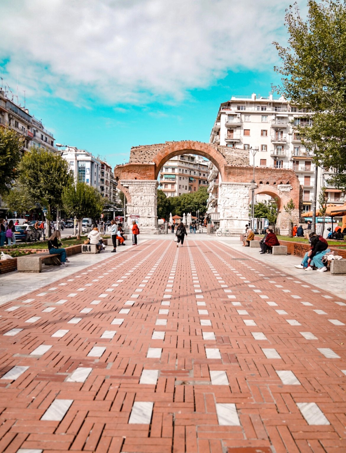 Arch of Galreius in Thessaloniki Greece