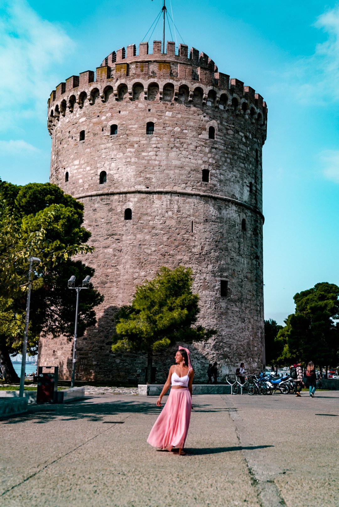 The White Tower in Thessaloniki Greece