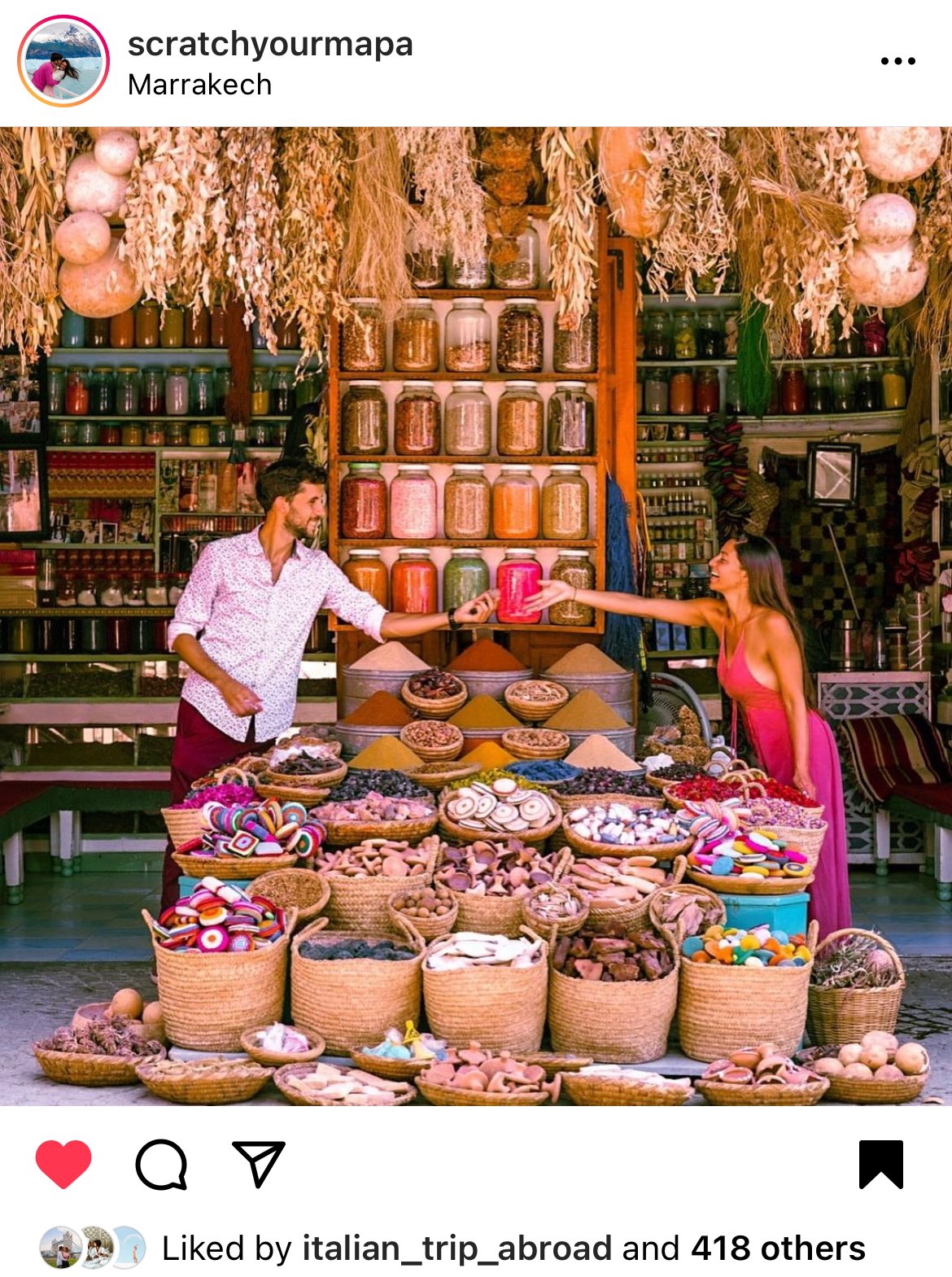 Spice Market- things to do in Marrakech