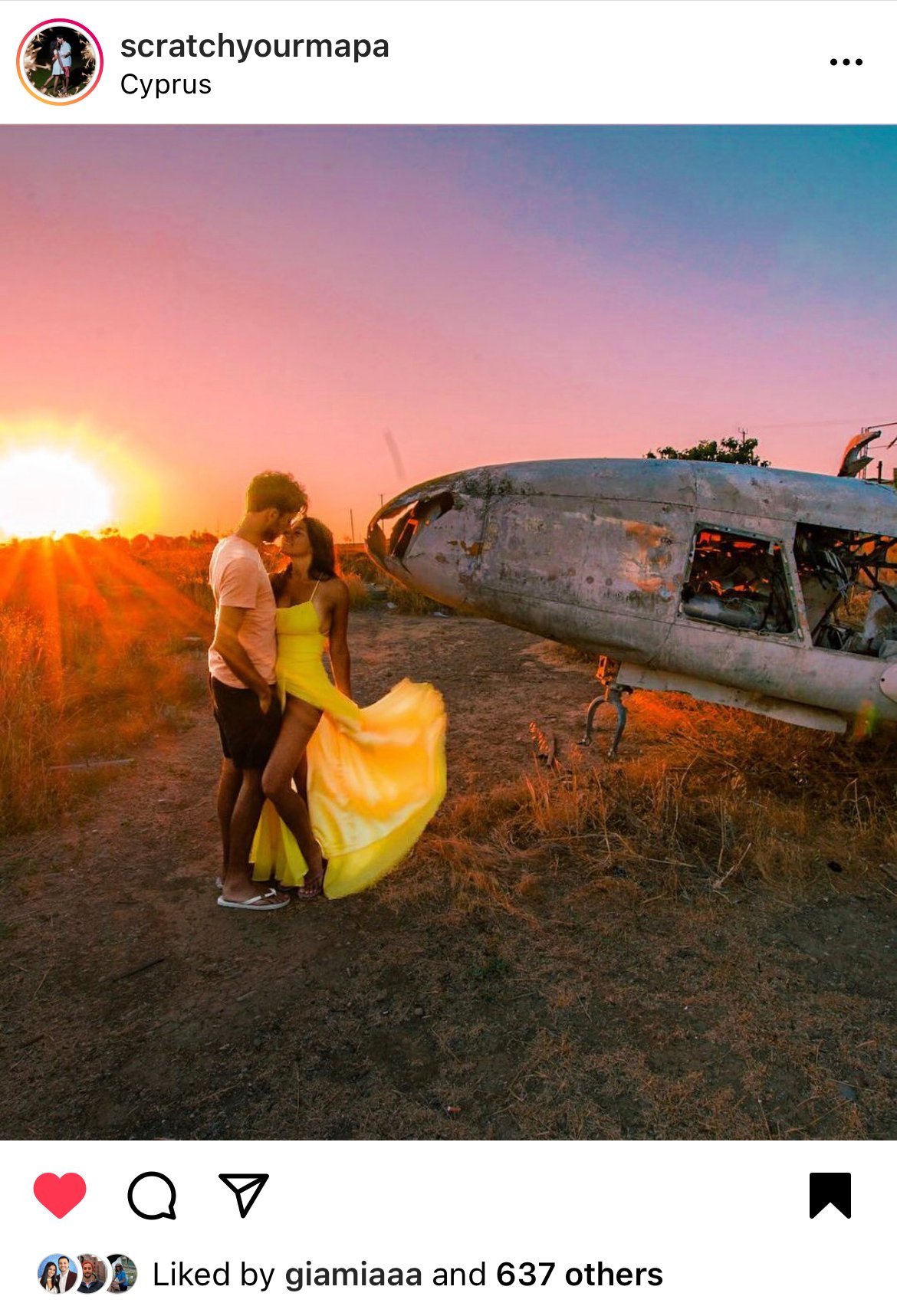 abandoned plane- Instagrammable sots in Cyprus