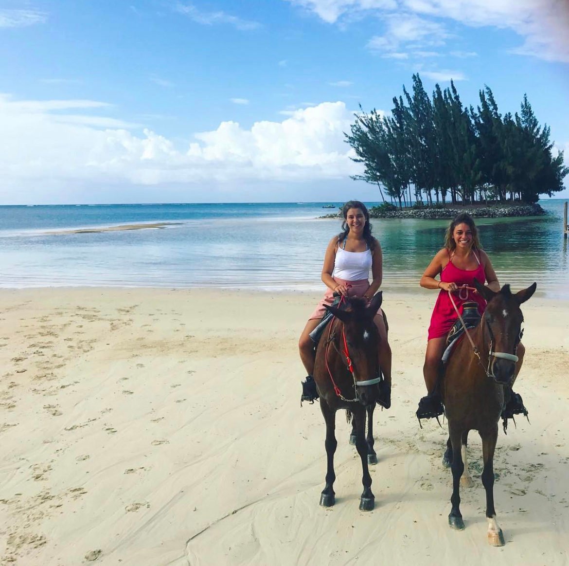 Horseback riding on the beach, best things to do in Roatan, Honduras