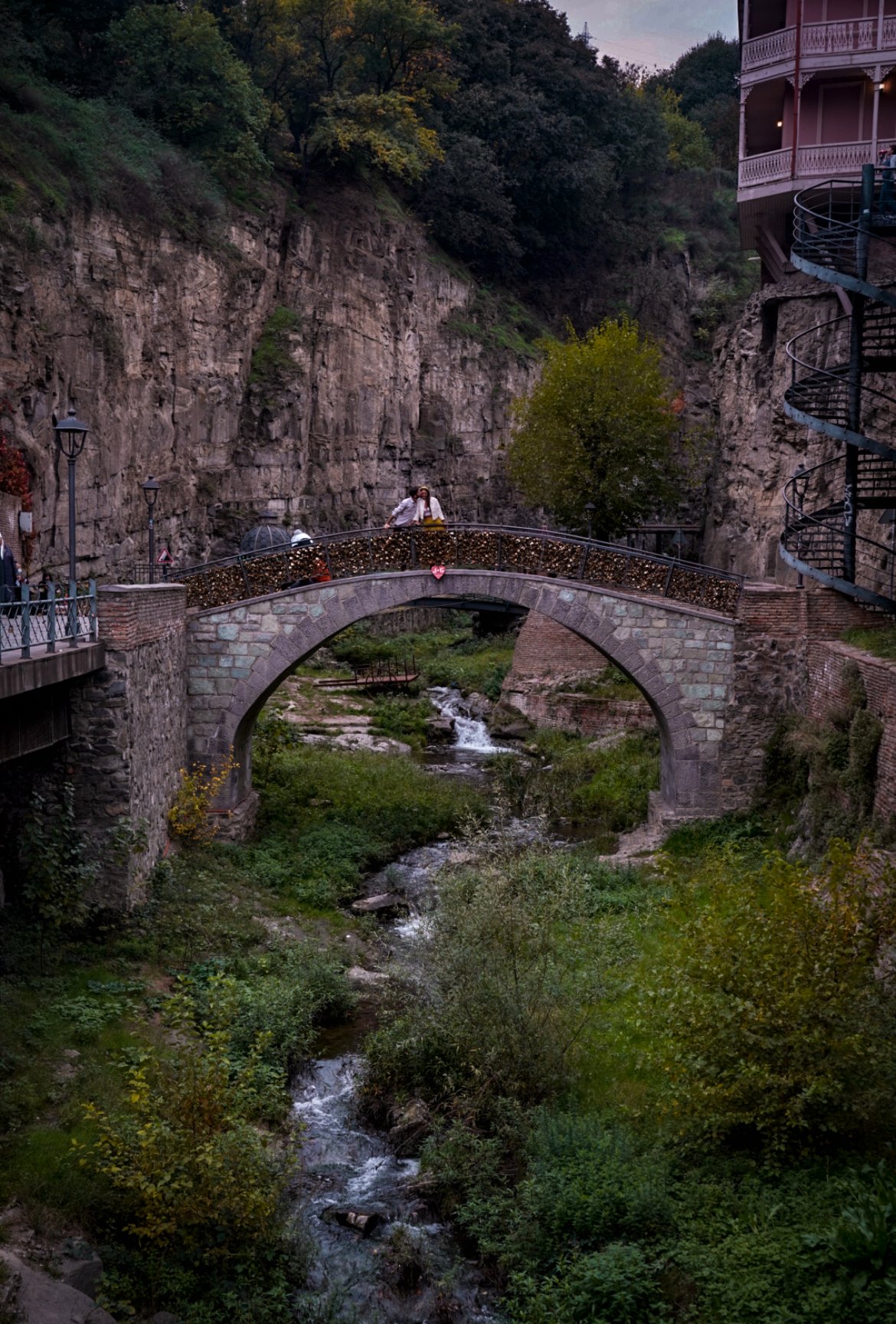 bridge in Tbilisi, Georgia