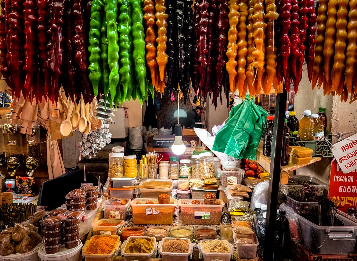 Green Bazaar in Kutaisi, Georgia
