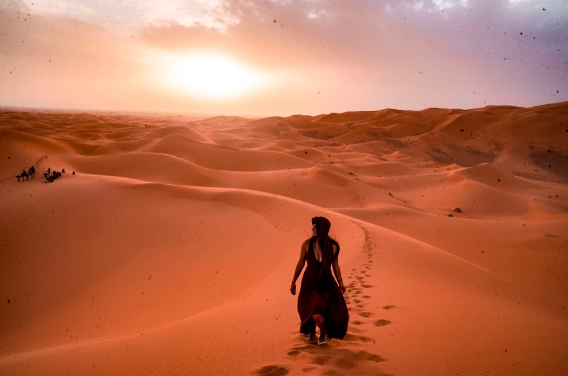 Sahara Desert, best traveling in Morocco