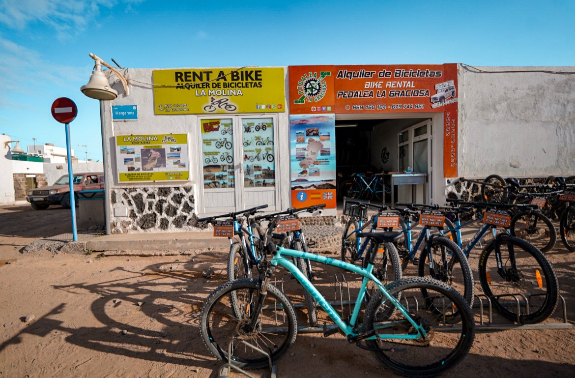 rent a bike in La Graciosa