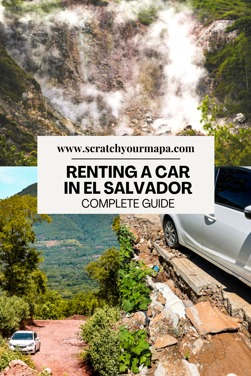 Rent a Car in El Salvador Pin