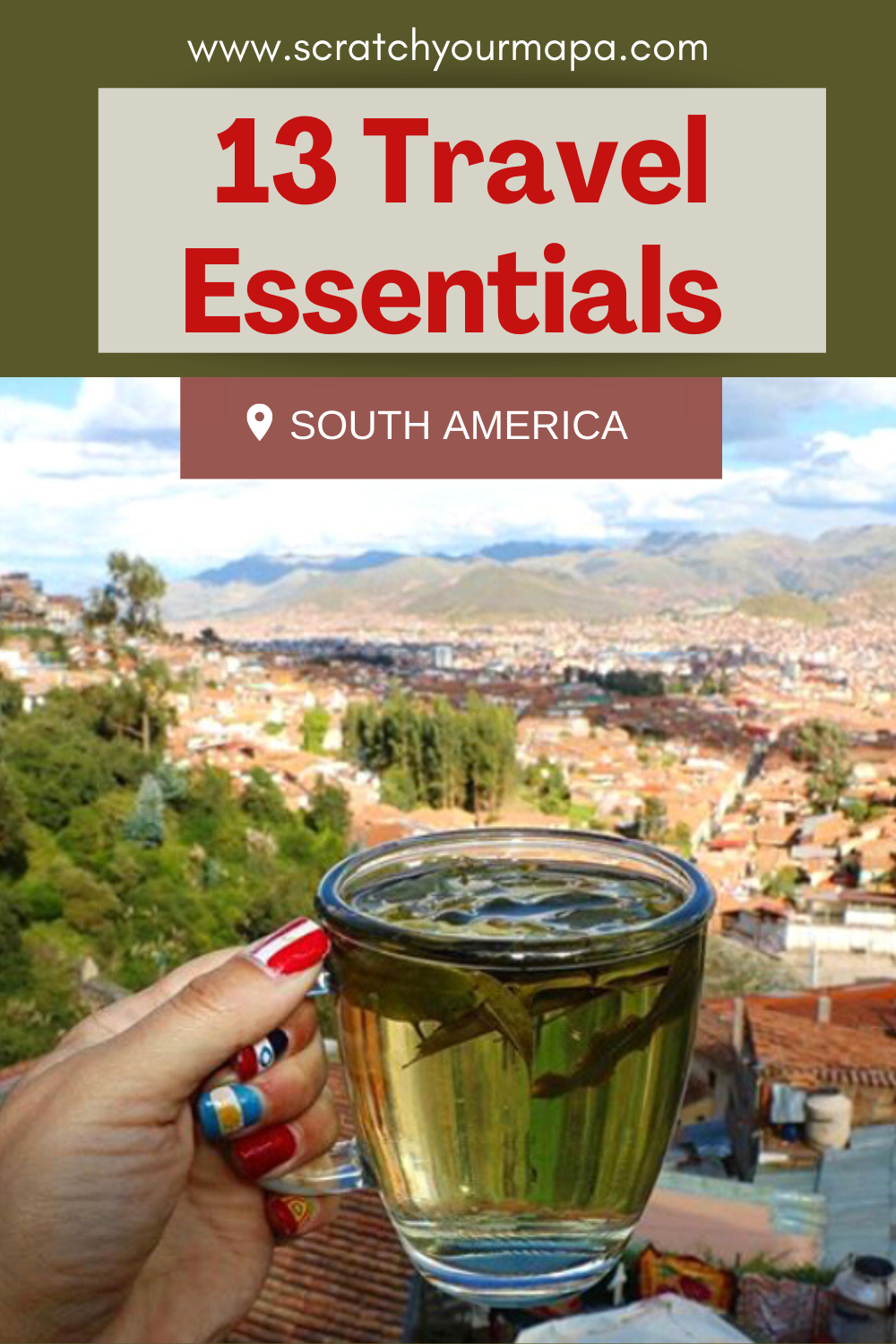 Essentials for Travel to South America Pin