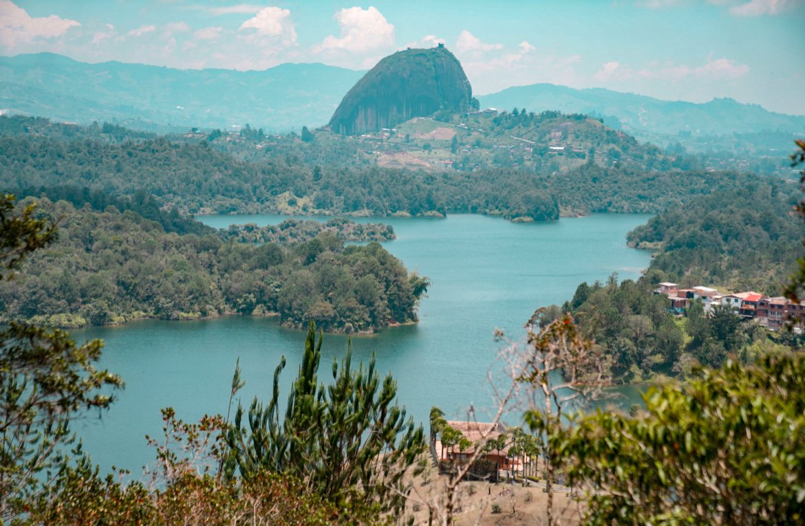 views of Guatape, Colombia
