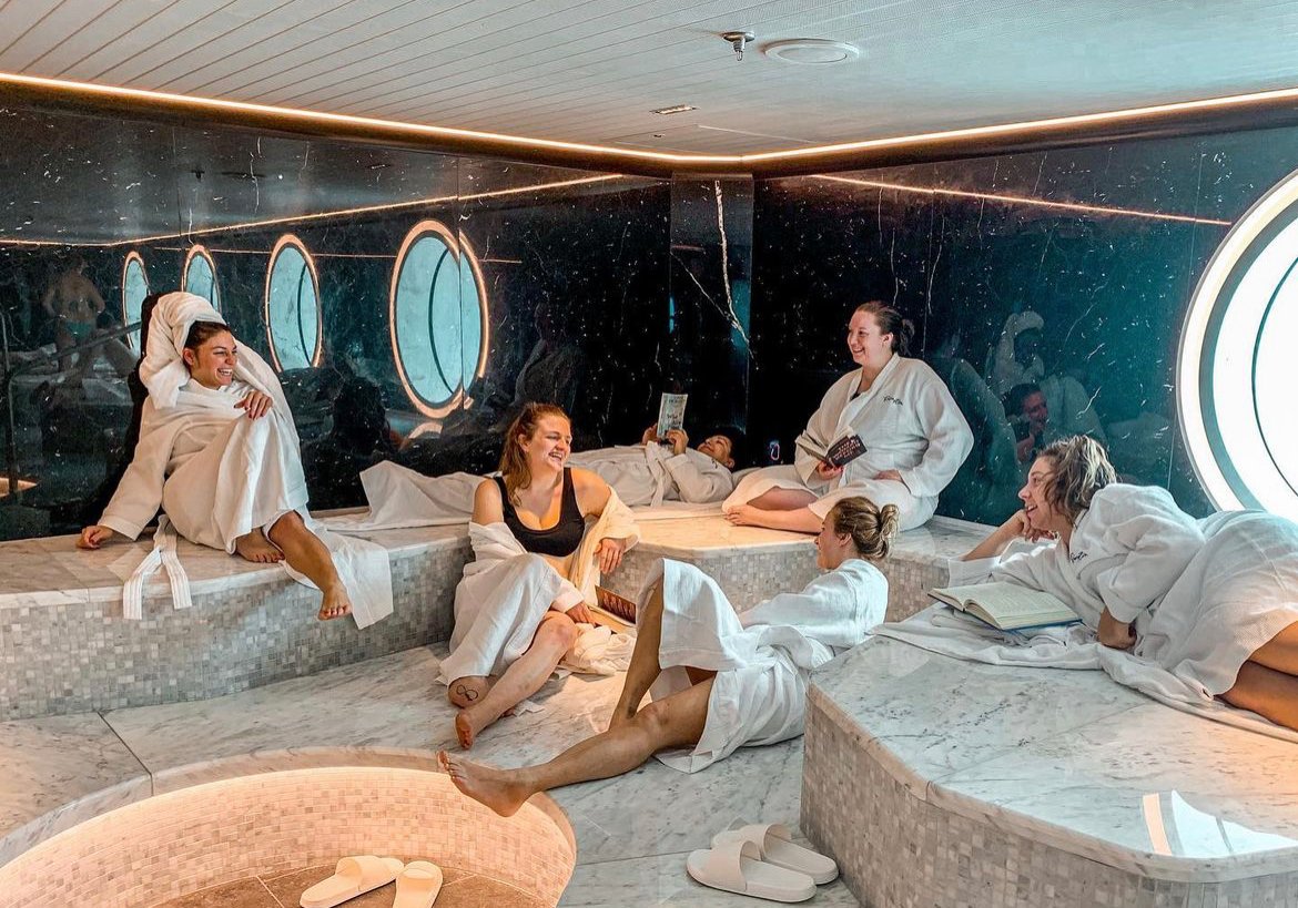 spa on virgin voyages, working on a cruise ship