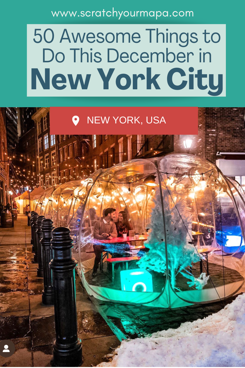 things to do in December in New York Pin