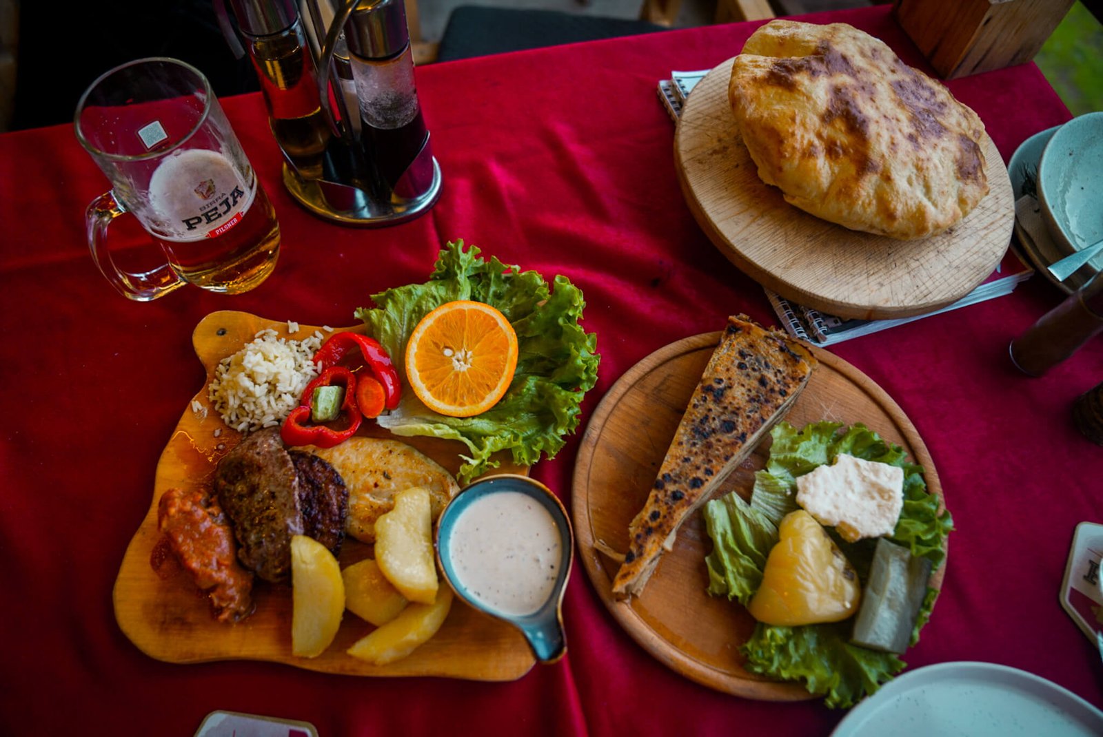 Food in Peja, Kosovo