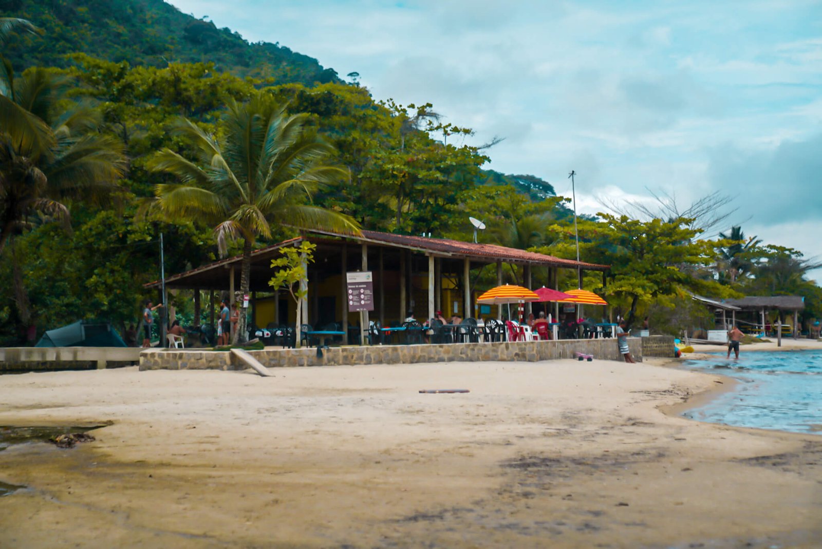 restaurant at Mamangua Sugarloaf peak