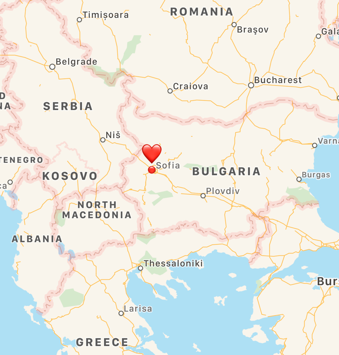 where is Sofia Bulgaria
