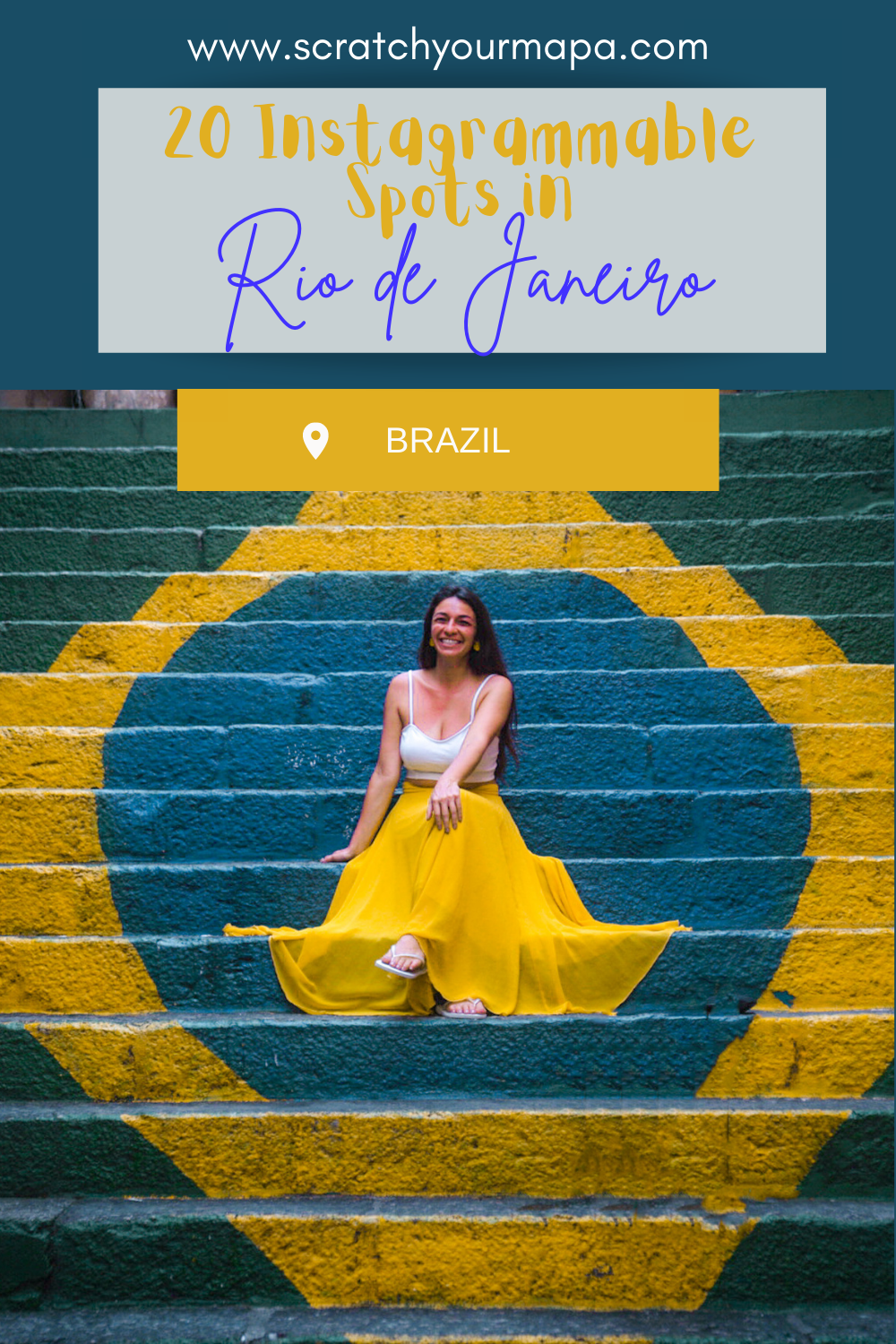 Instagrammable places in Rio de Janiero pin