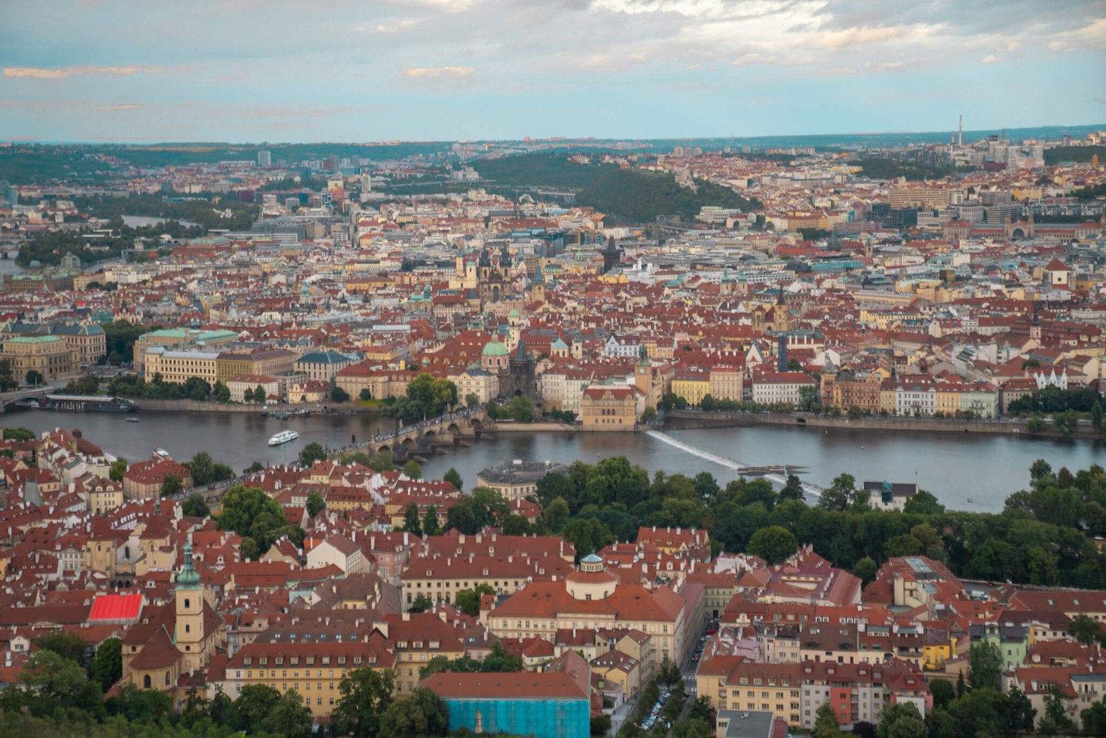 Petrin tower view, what to do in Prague in 1 day