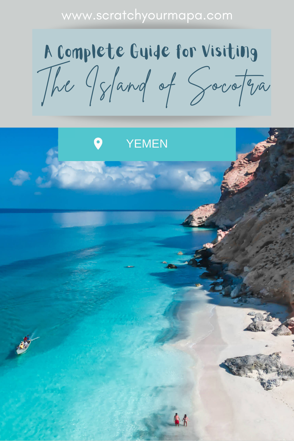 The island of Socotra Yemen pin