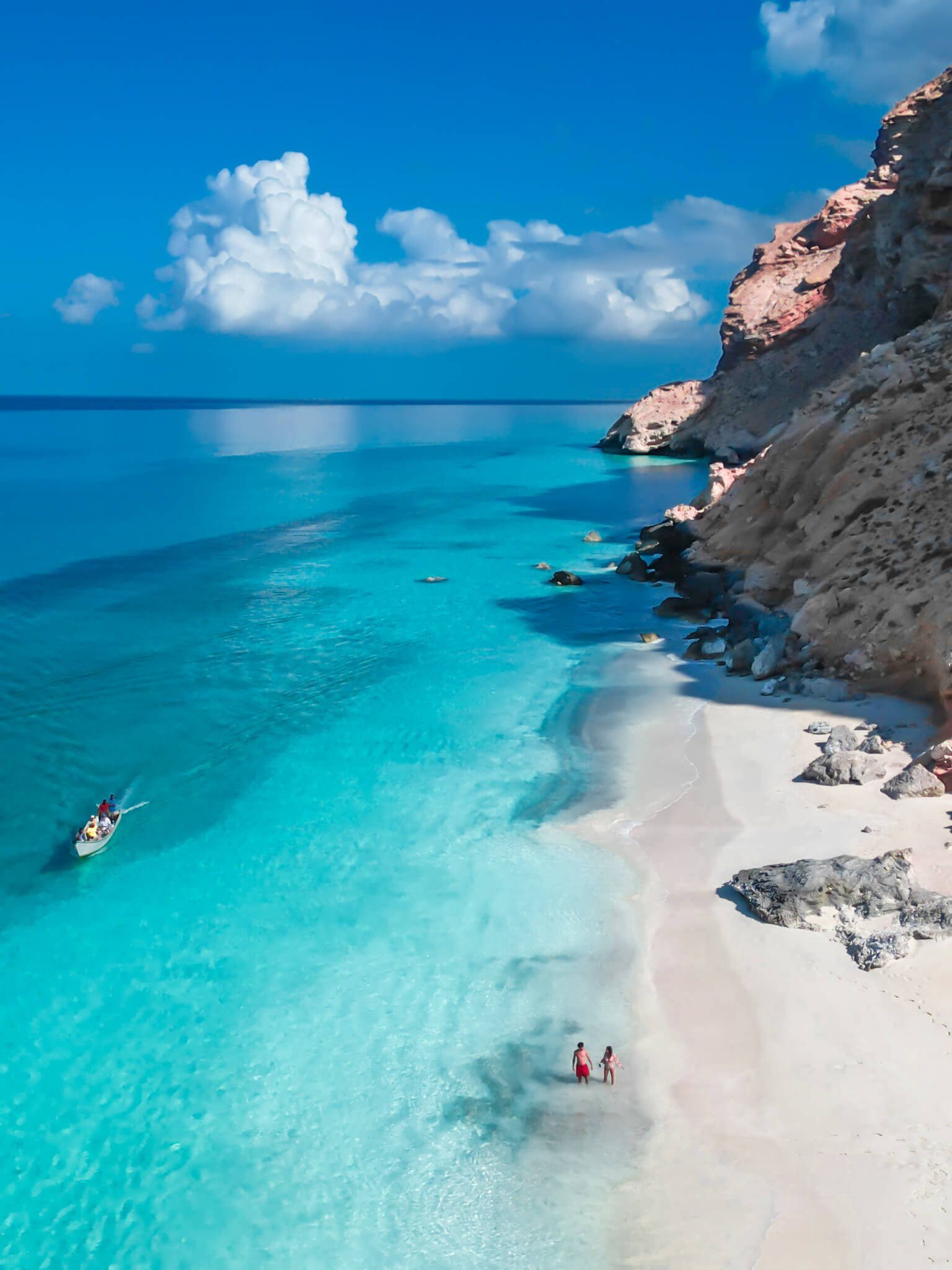 beaches on the island of Socotra, Yemen