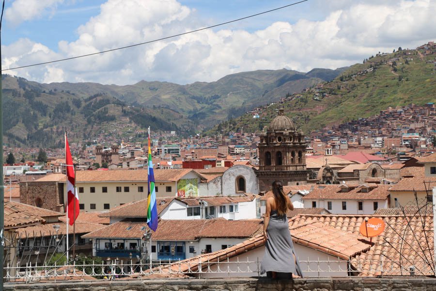 Old town of Cusco in Peru