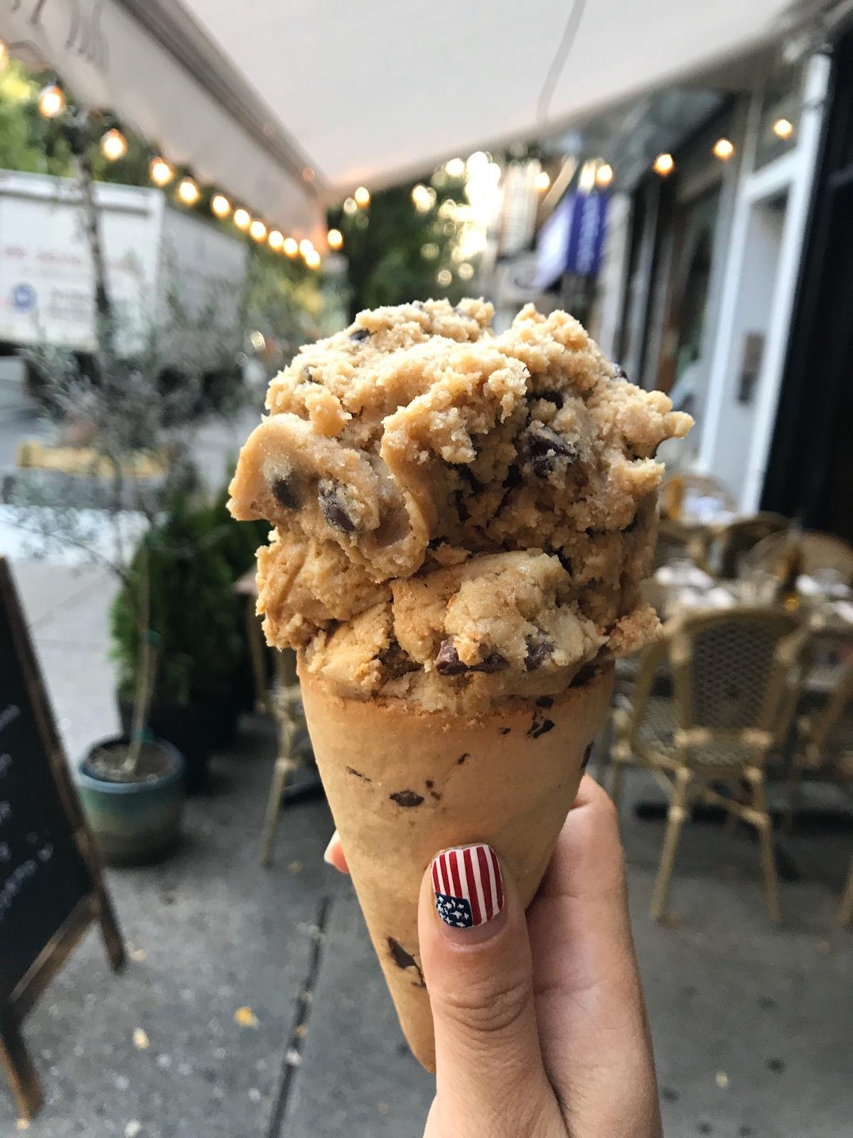 DO edible cookie dough NYC, cool restaurants in New York City