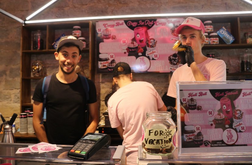 Ice cream at the Balti Jaama Turg market, one of the best things to do in Tallinn outside the old town