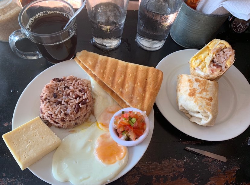 Nicaraguan breakfast
