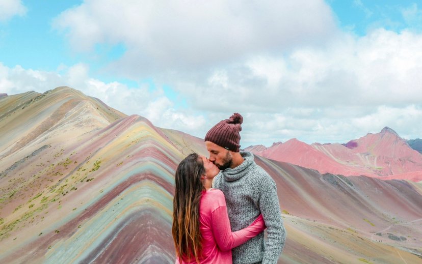 Rainbow Mountain, Peru. travel planning for south america