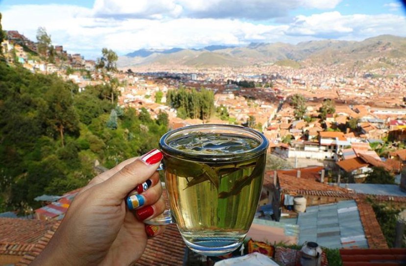 mate de coca in Cusco in Peru