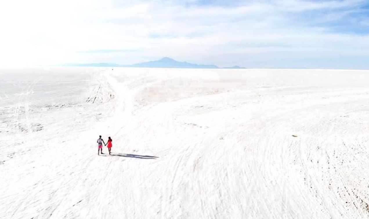 Uyuni Salt Flats in Bolivia
