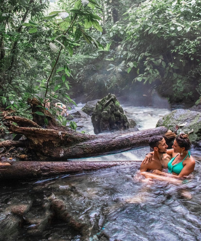 Free Hot Springs La Fortuna, Costa Rica, most romantic places to travel in the world
