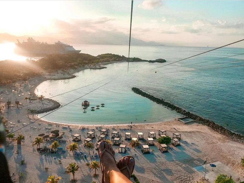 Labadee Haiti, Royal Caribbean zip line, place to travel in March 