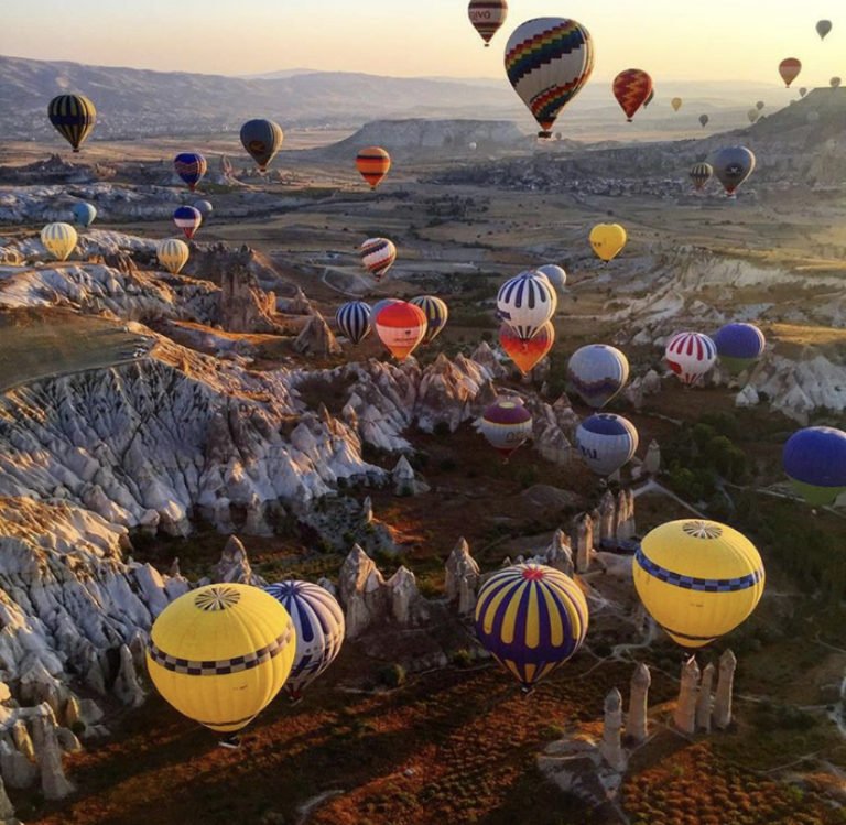 Cappadocia, romantic places to travel in the world