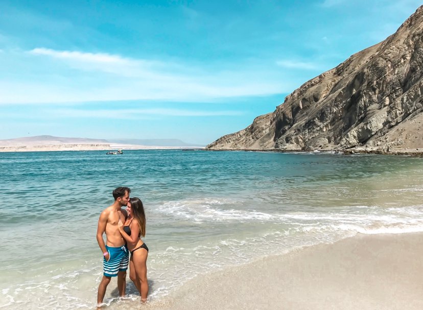 Playa la Mina in Paracas National Reserve, Peru