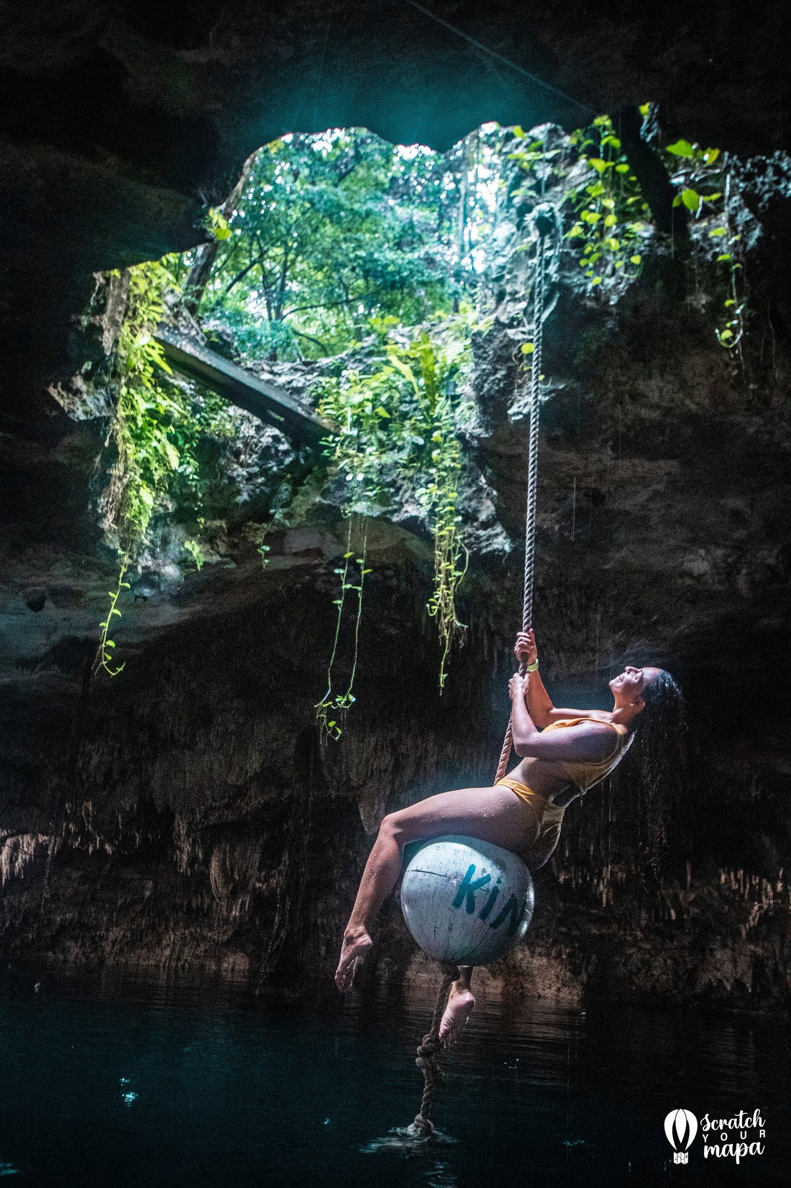 Kin Ha Cenotes wrecking ball