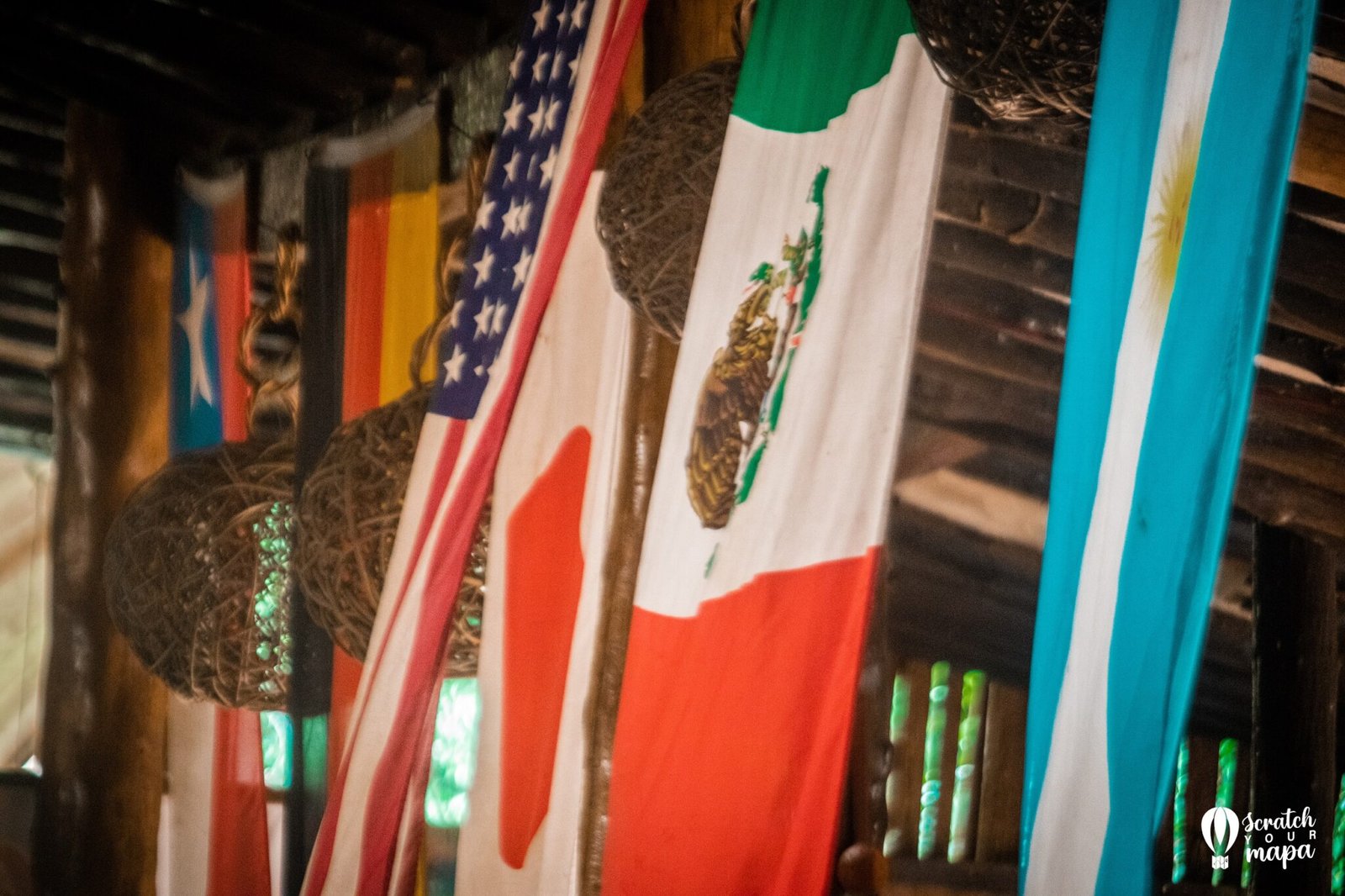 Kin Ha Cenotes flags