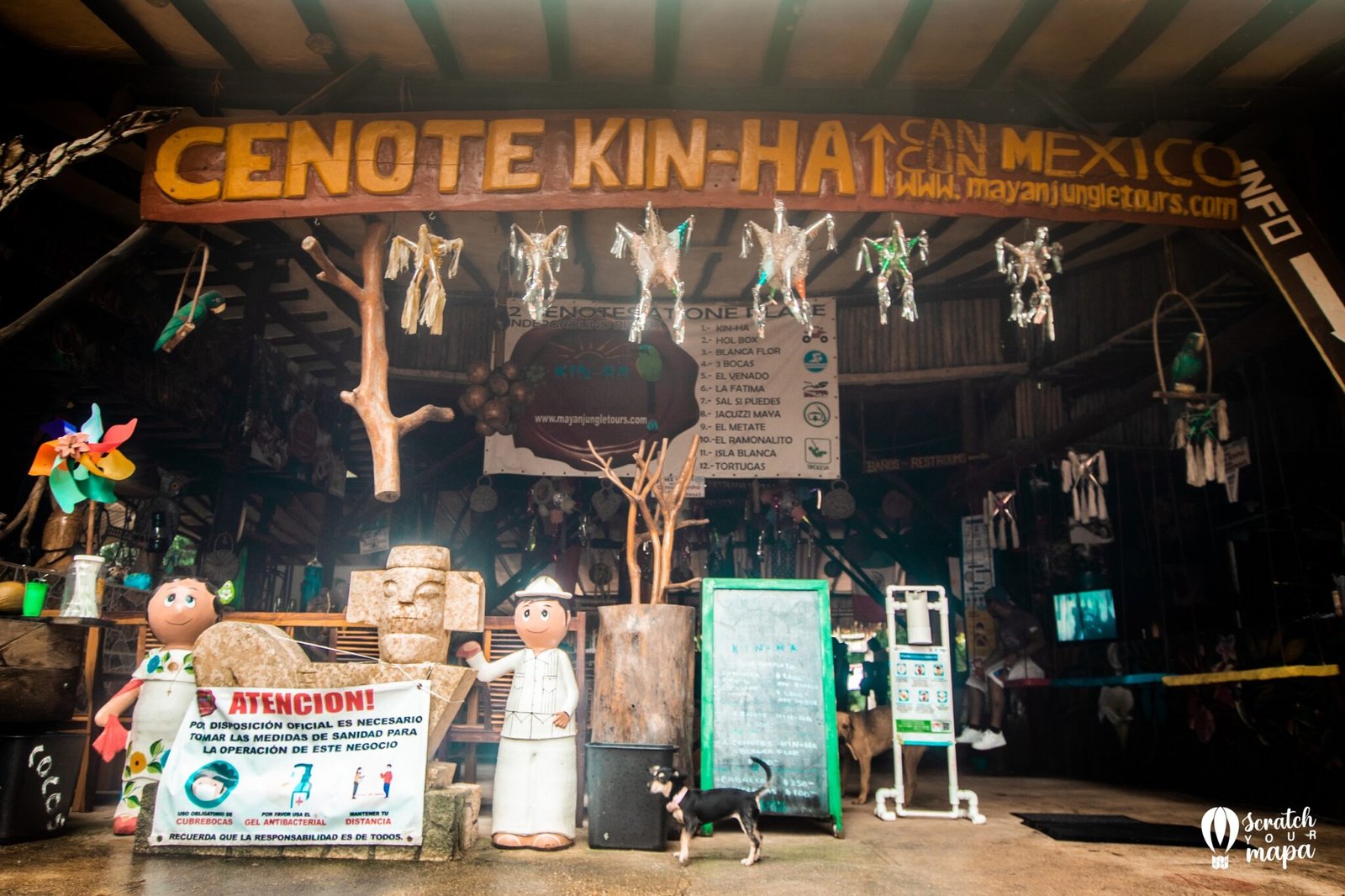 Kin Ha Cenotes entrance