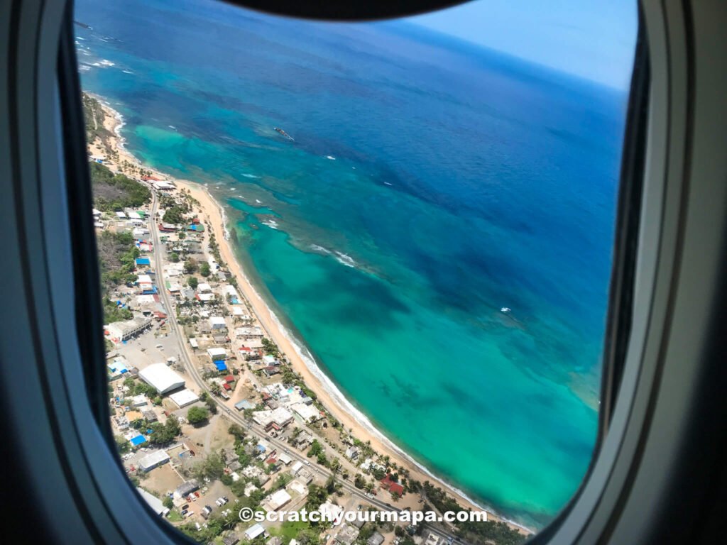 flying into Puerto Rico