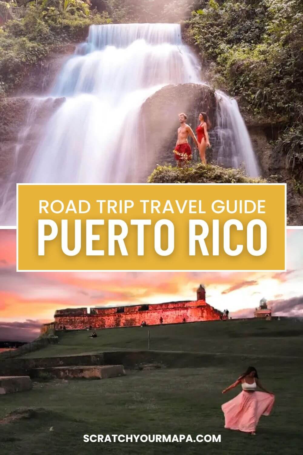 road trip in Puerto Rico pin