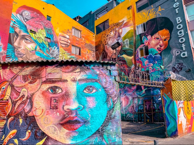graffitti la Candelaria Bogota