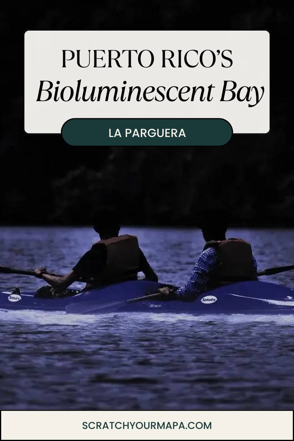 Bioluminescent Bay pin 