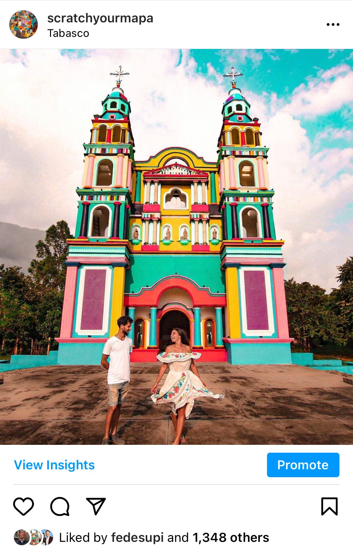 rainbow church, the best places to visit in Mexico