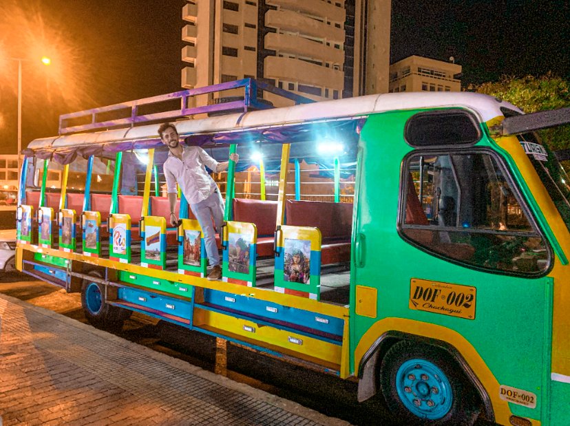 Chiva Party Bus, what to do in Cartagena