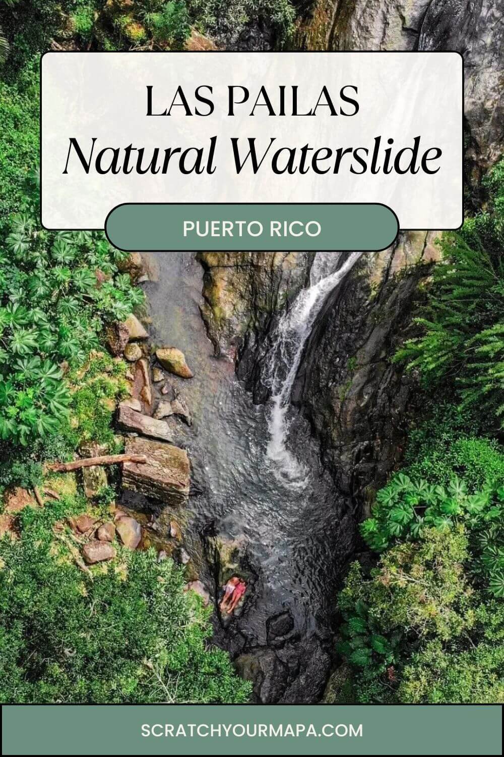Las Paylas Natural Waterslide in Puerto Rico