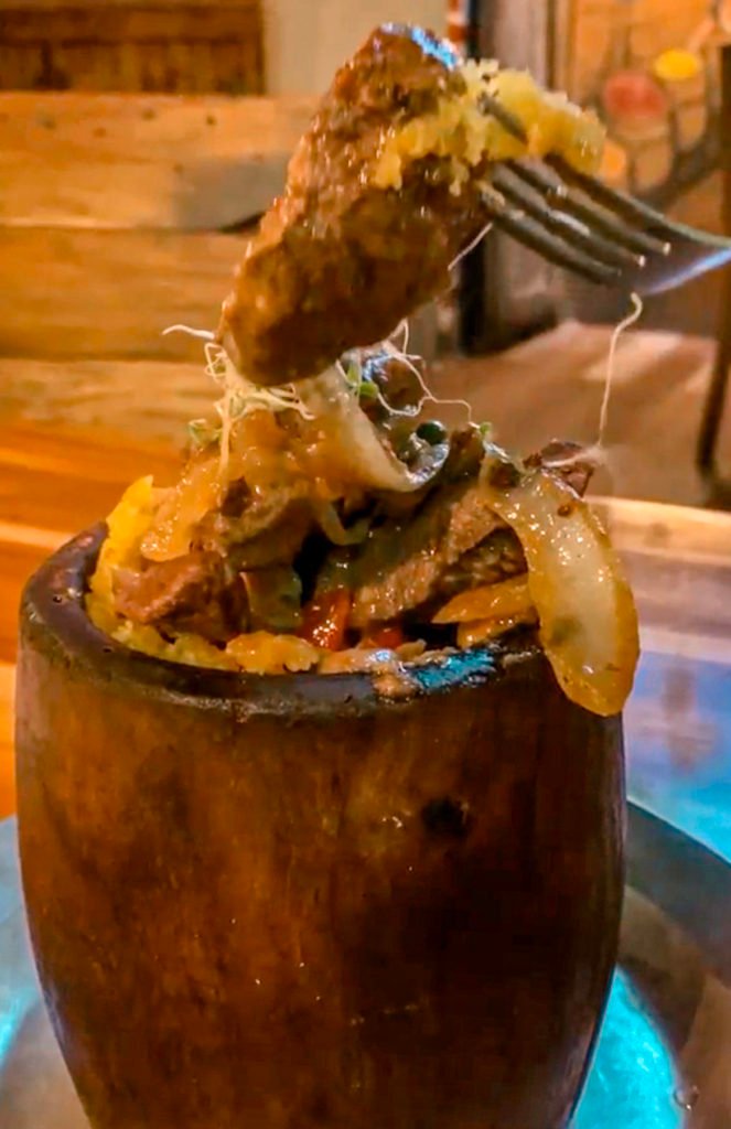 Mofongo at Raices, San Juan