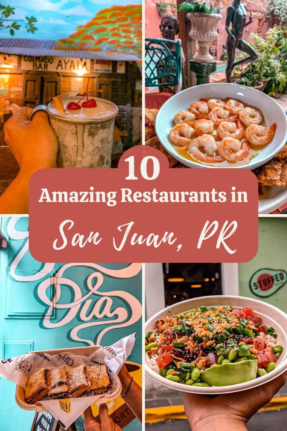 the best restaurants in San Juan Puerto Rico pin