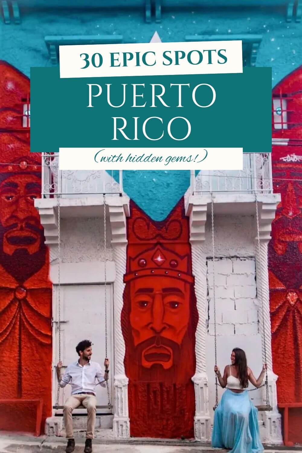 30 places to visit in Puerto Rico pin