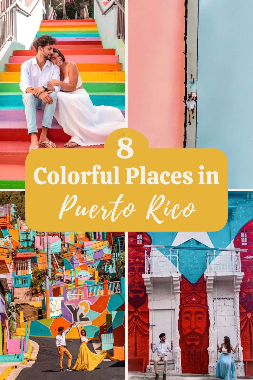 Colorful places in Puerto Rico pin