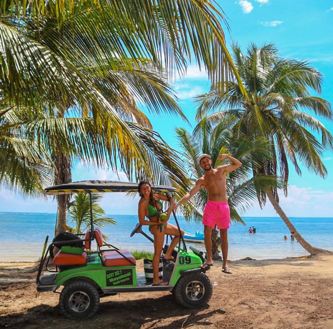 Costa Maya Mexico golf carts